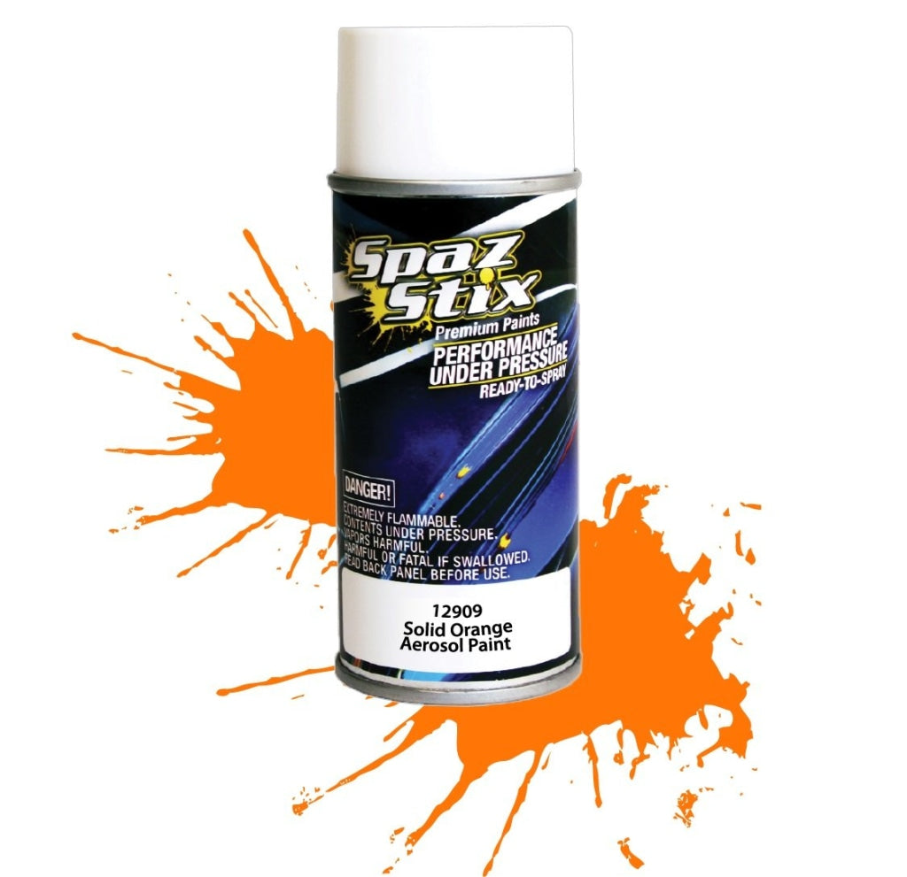 Spaz Stix - Solid Orange Aerosol Paint 3.5Oz En Existencia