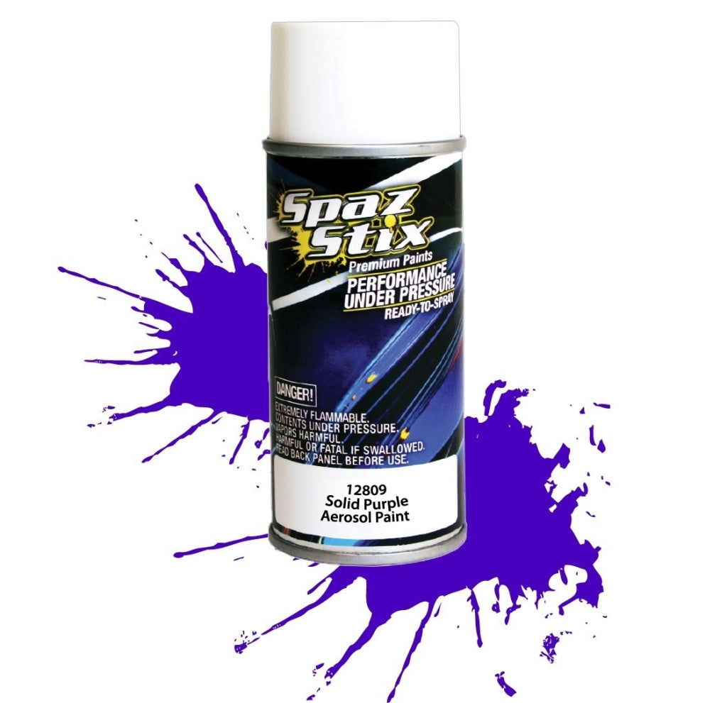 Spaz Stix - Solid Purple Aerosol Paint 3.5Oz En Existencia