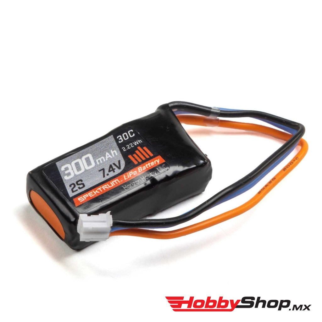 Spektrum Rc - 2S 30C Lipo Battery Pack W/Ph Connector (7.4V / 300Mah) En Existencia