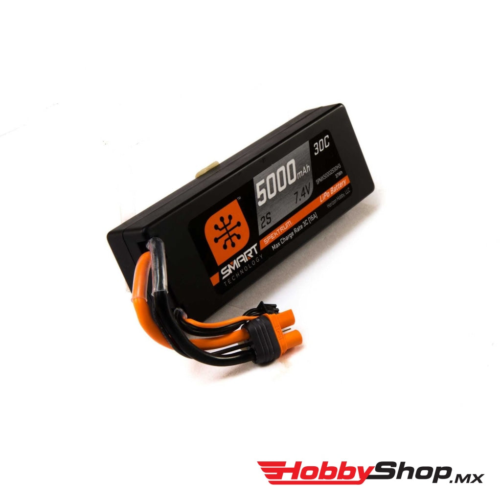 Spektrum Rc - 2S Smart Lipo Hard Case Battery Pack W/Ic3 Connector (7.4V / 5000Mah) En Existencia