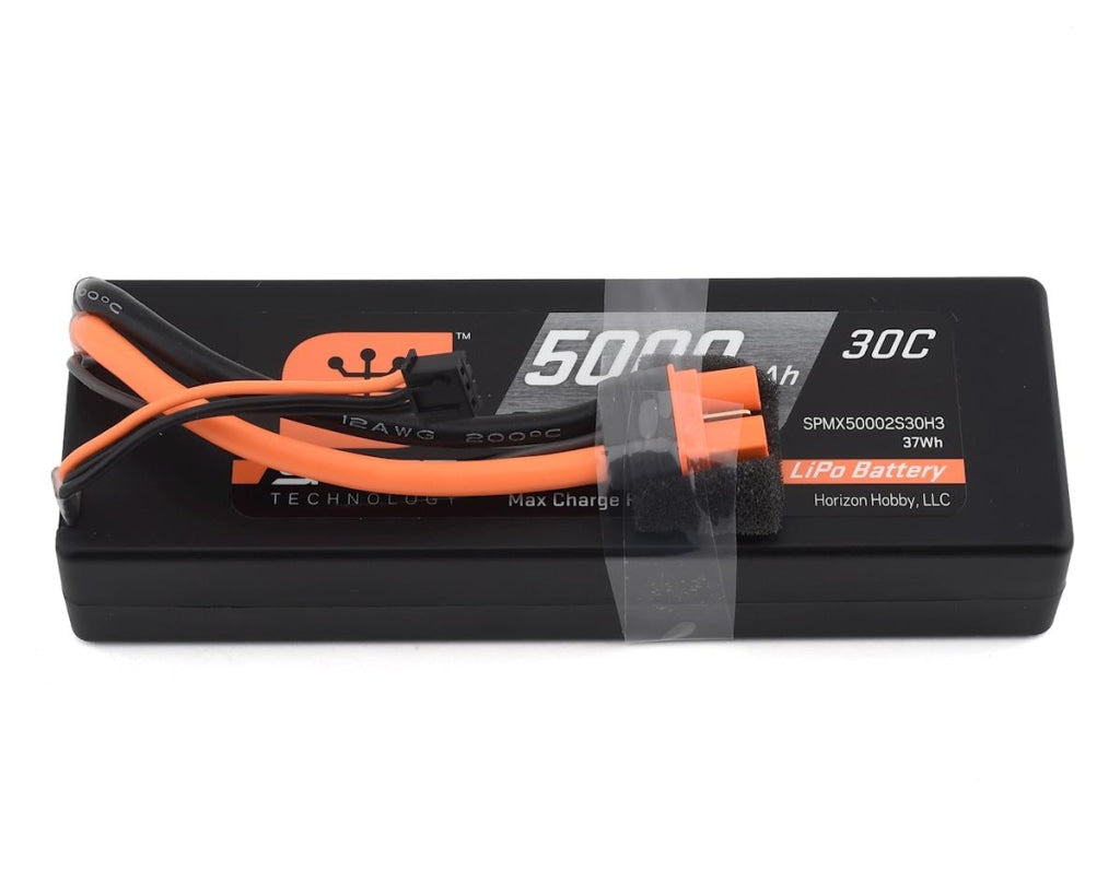 Spektrum Rc - 2S Smart Lipo Hard Case Battery Pack W/Ic3 Connector (7.4V / 5000Mah) En Existencia