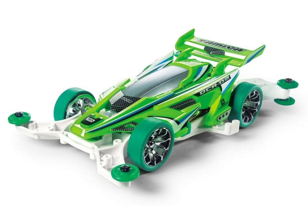 Tamiya - 1/32 Jr Dcr-02 Flourescent Green Special Edition Kit W/ Ma Chassis En Existencia
