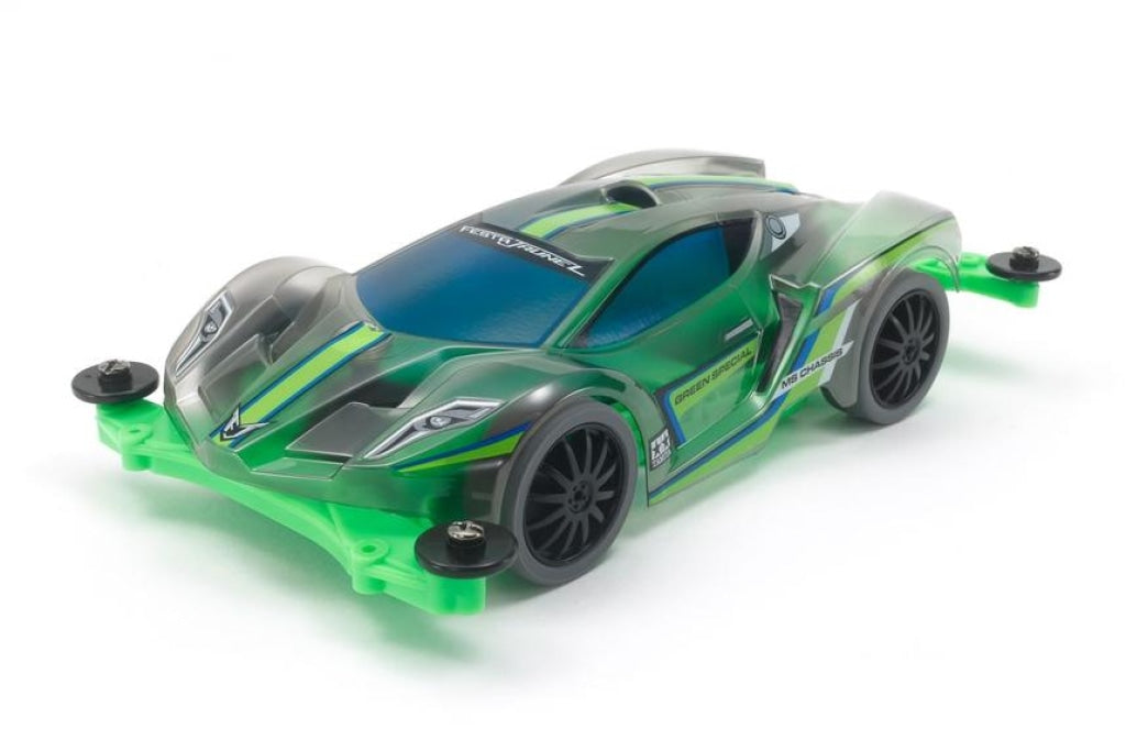 Tamiya - 1/32 Jr Festa Juane L Green Special Kit With Polycarbonate Body & Ms Chassis En Existencia