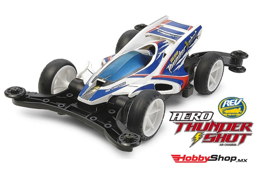 Tamiya - 1/32 Jr Mini 4Wd Aero Thunder Shot W/ Ar Chassis En Existencia