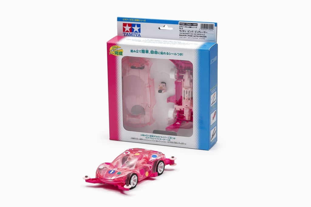 Tamiya - 1/32 Jr Mini 4Wd Pro Raikiri Pink Pig Racer Kit En Existencia