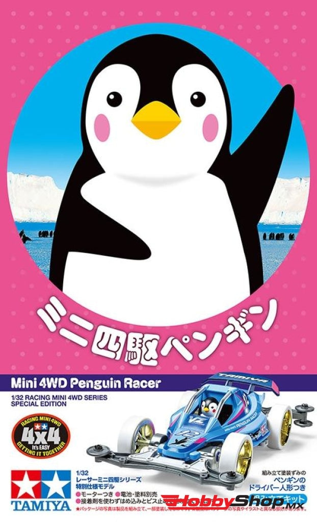 Tamiya - 1/32 Jr Racing Mini 4Wd Penguin Kit En Existencia