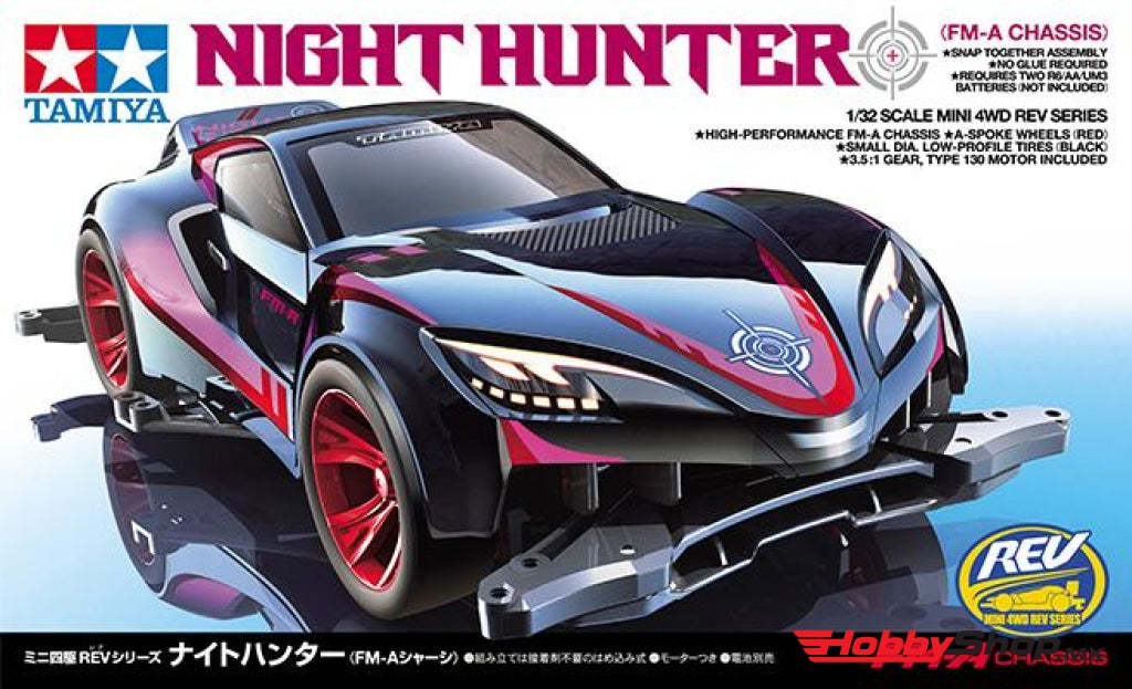 Tamiya - 1/32 Jr Racing Mini Night Hunter (Fm-A Chassis) En Existencia