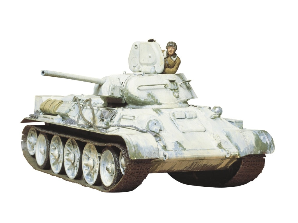 Tamiya - 1/35 Russian Tank T34/76 1942 Production Plastic Model Kit En Existencia