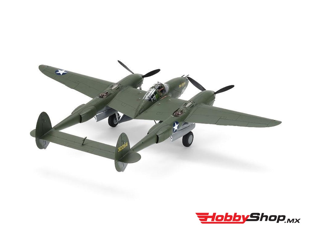 Tamiya - 1/48 Lockheed P-38 F/g Lightning Plastic Model Airplane Kit En Existencia