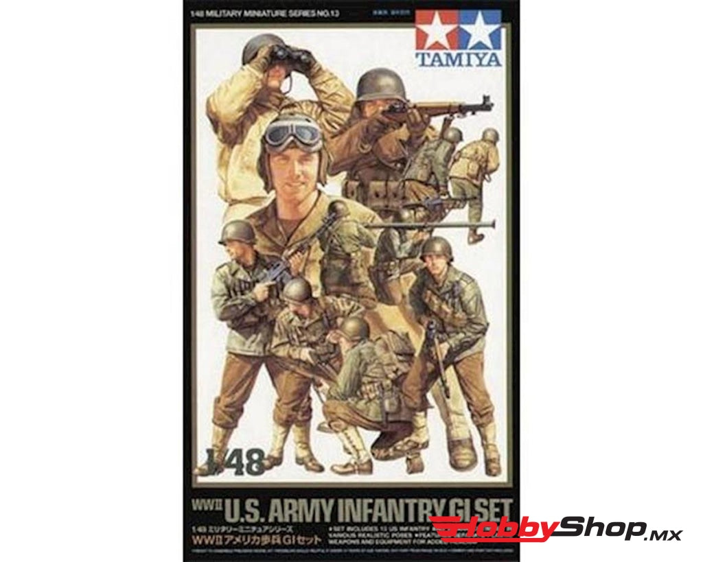 Tamiya - 1/48 Wwii Us Army Infantry Gi Set Plastic Model Kit En Existencia