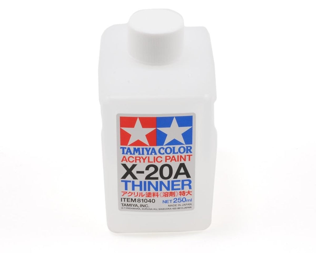 Tamiya - Acrylic/poly Thinner X-20A 250Ml Bottle En Existencia
