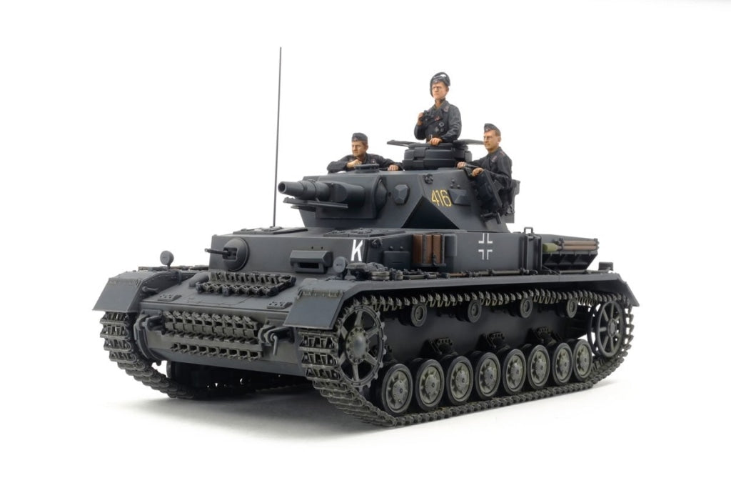 Tamiya - German Tank Pz. Kpfw. Iv Plastic Model Kit En Existencia