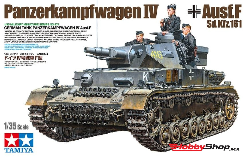 Tamiya - German Tank Pz. Kpfw. Iv Plastic Model Kit En Existencia