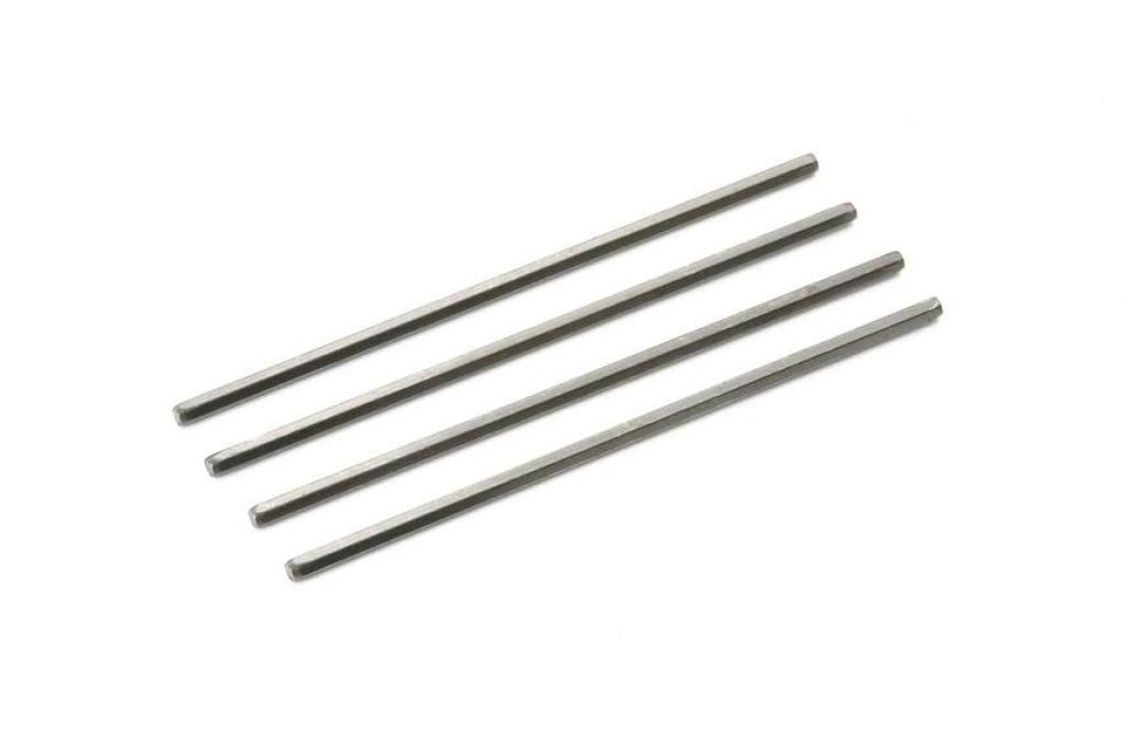 Tamiya - Jr 60Mm Reinforced Shafts Black (4Pcs) En Existencia