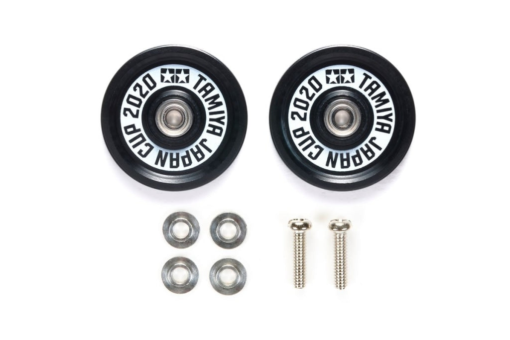 Tamiya - Jr Hg Aluminum Ball-Race Rollers 19Mm Ringless/black J-Cup 2020 En Existencia