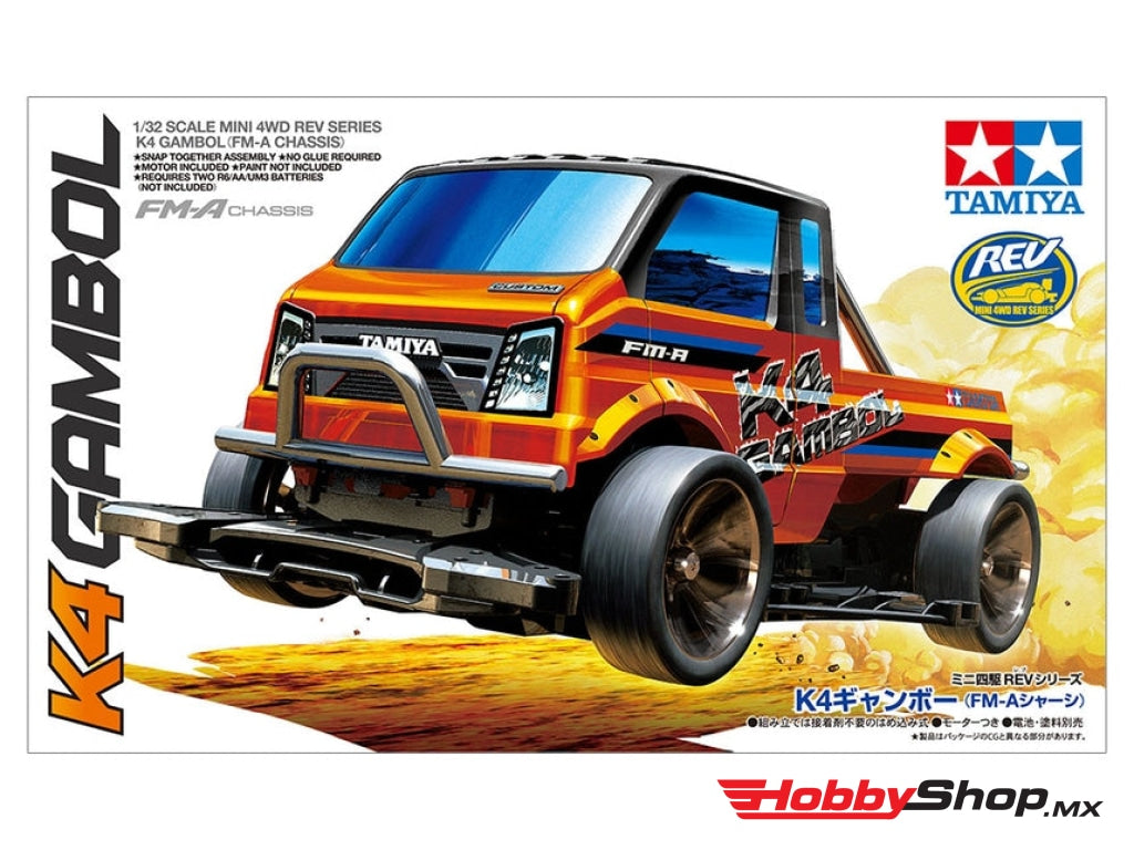 Tamiya - Jr K4 Gambol Fm-A Chassis Mini 4Wd En Existencia