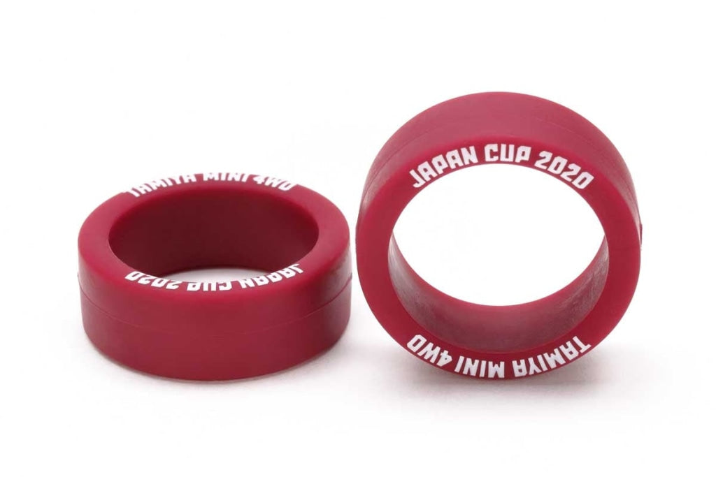 Tamiya - Jr Lf Small Diameter Lp Tire Maroon Japan Cup En Existencia