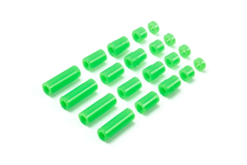 Tamiya - Jr Lw Plastic Spacer Set Fluorescent Green En Existencia