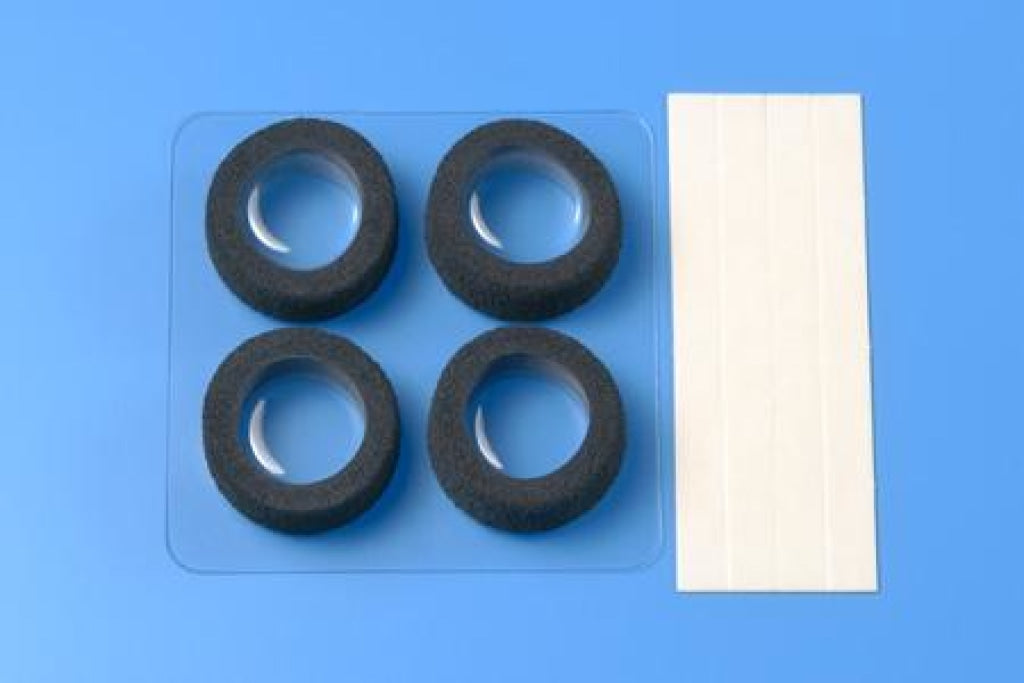 Tamiya - Jr Narrow Reston Sponge Tires Black En Existencia