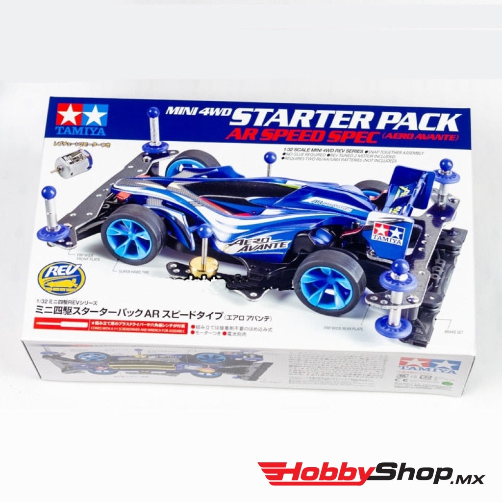 Tamiya - Jr Starter Pack Ar Speed Spec Aero Avante En Existencia