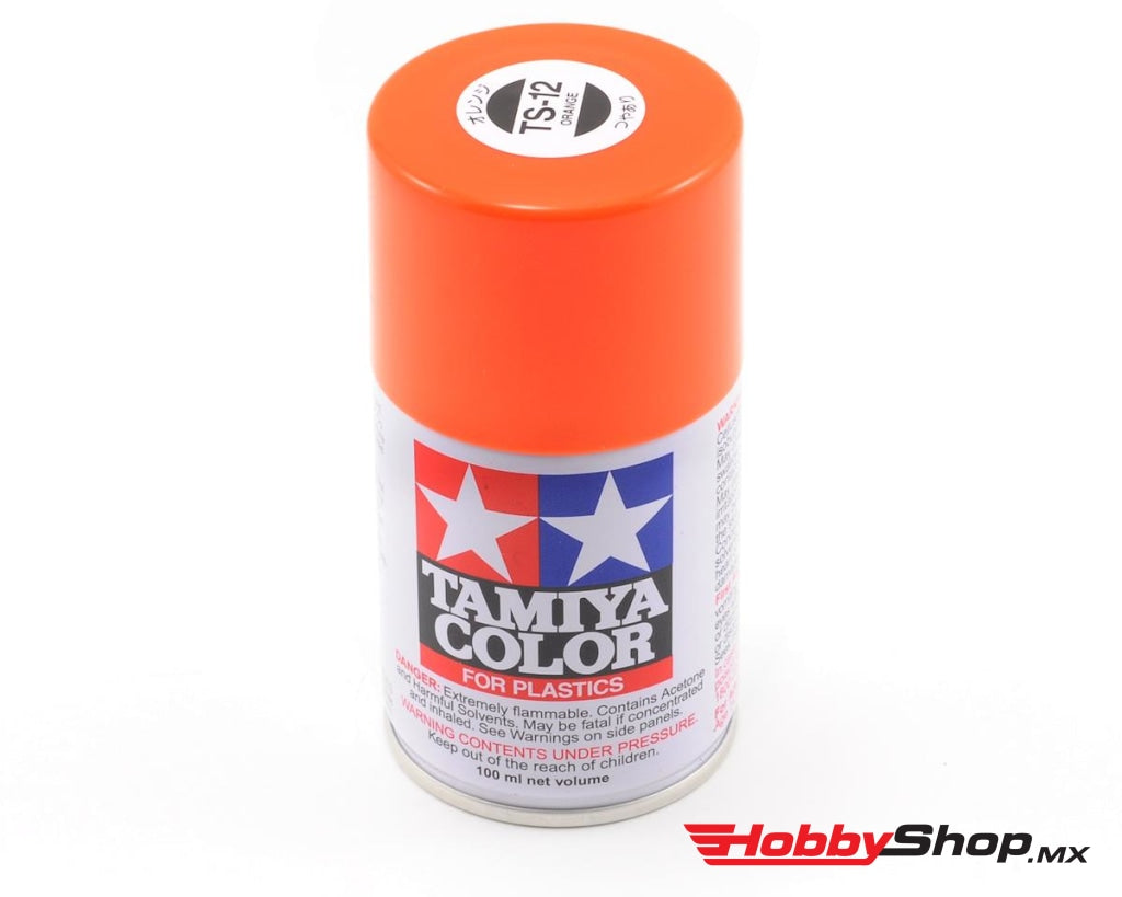 Tamiya - Lacquer Spray Paint Ts-12 Orange 100Ml Can En Existencia