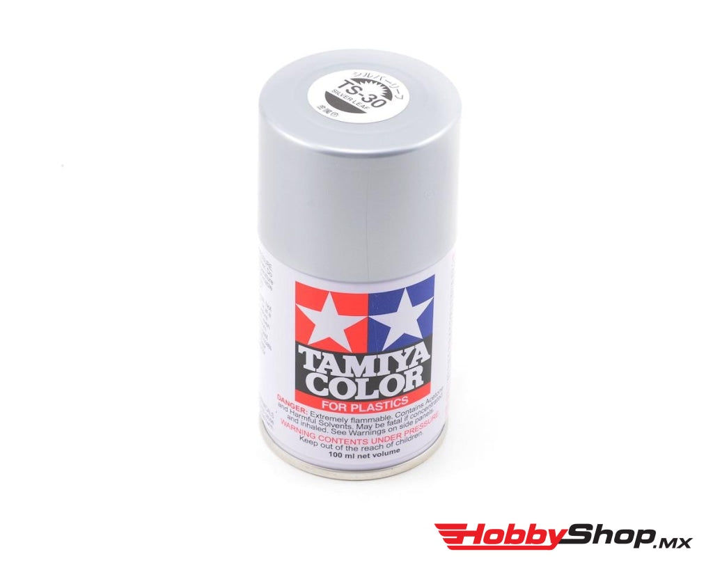 Tamiya - Lacquer Spray Paint Ts-30 Silver Leaf 100Ml Can En Existencia