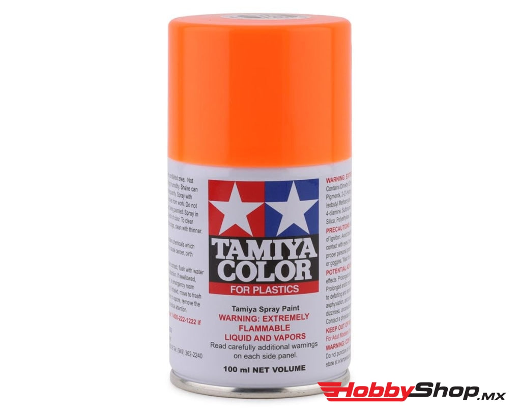 Tamiya - Lacquer Spray Paint Ts-96 Fluorescent Orange 100Ml En Existencia