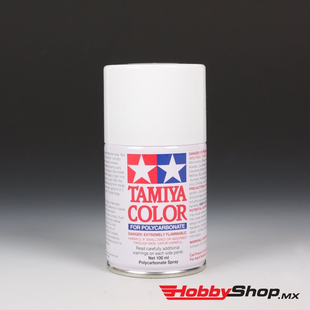 Tamiya - Ps-1 White Spray Paint 100Ml Can En Existencia