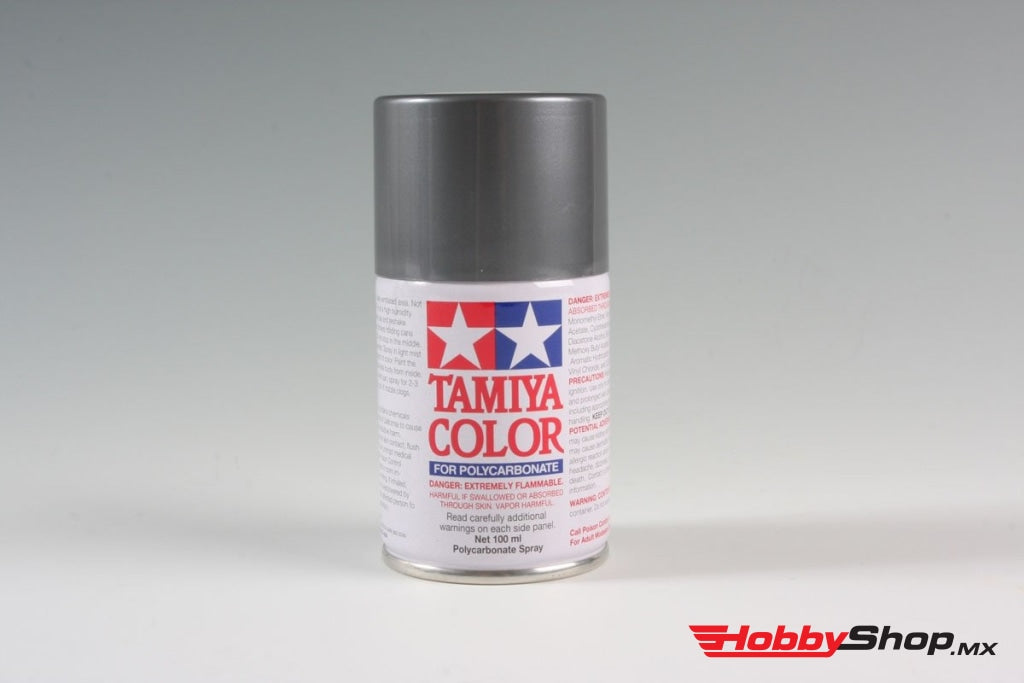 Tamiya - Ps-63 Bright Gun Metal Spray Paint 100Ml Can En Existencia