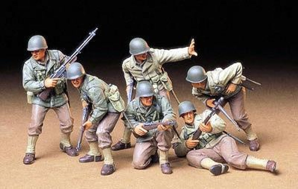 Tamiya - U.s. Army Assault Infantry Men Figures Plastic Model Kit En Existencia
