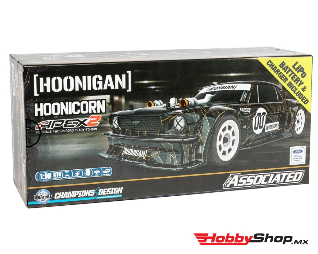 Team Associated - Hoonicorn Apex2 Rtr 1/10 On-Road Electric 4Wd Combo En Existencia
