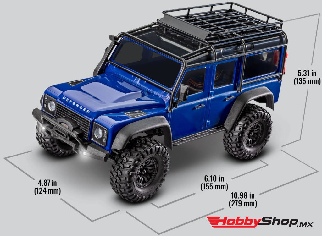 Traxxas - 1/18 Trx-4M W/Land Rover Defender Body Azul En Existencia