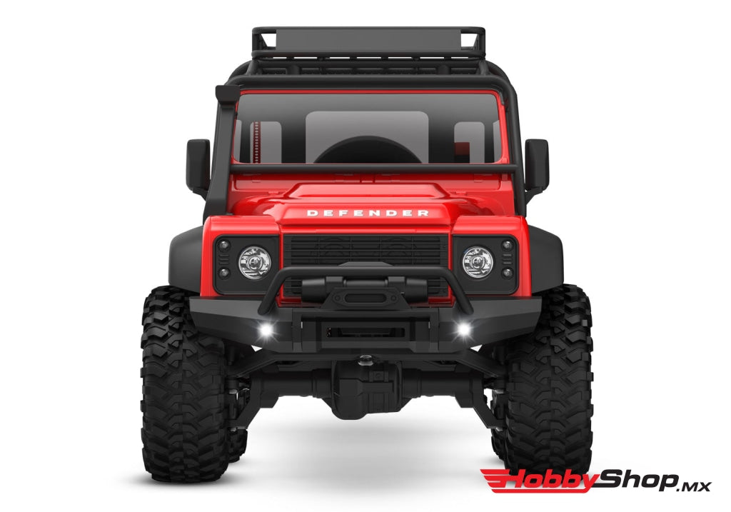 Traxxas - 1/18 Trx-4M W/Land Rover Defender Body Roja En Existencia