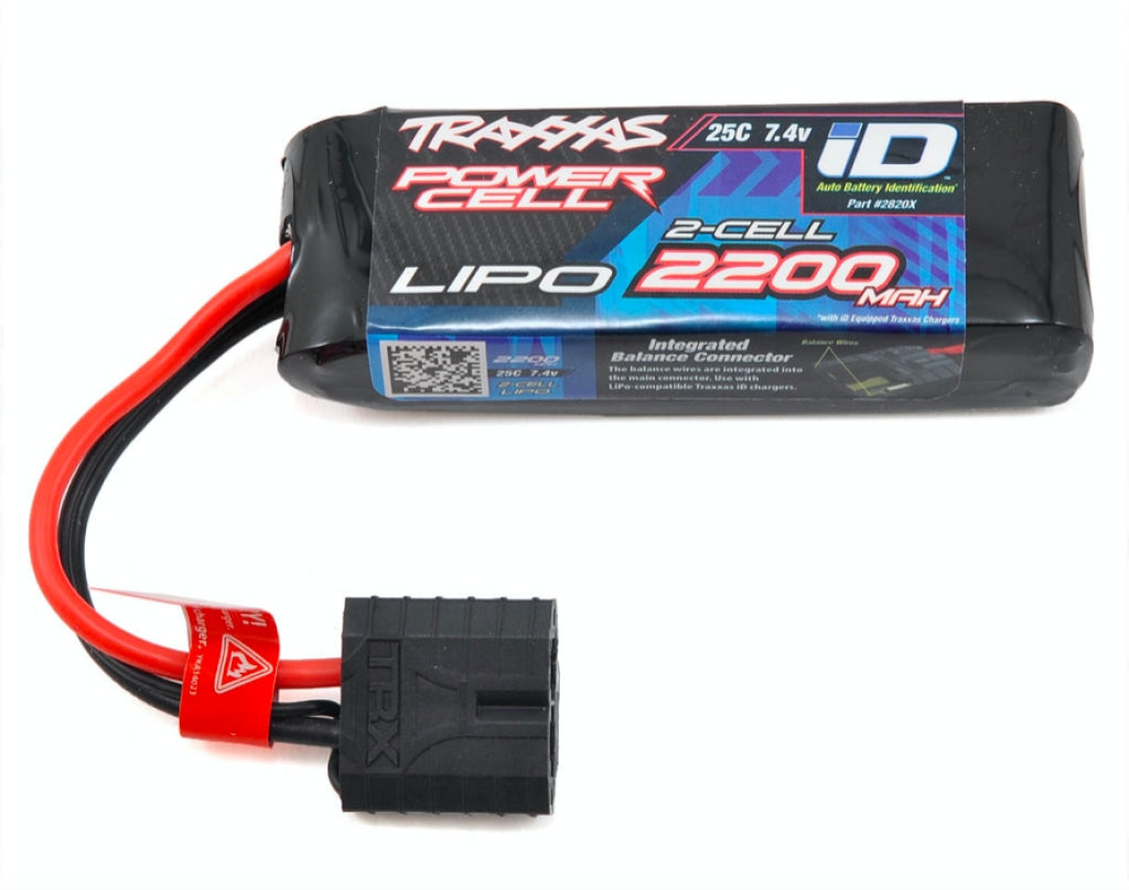 Traxxas - 2S Power Cell 25C Lipo Battery W/id Connector (7.4V/2200Mah) Sobrepedido