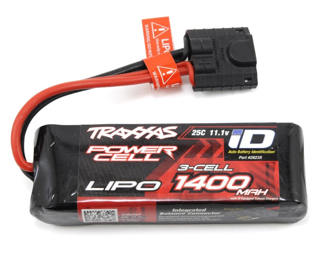 Traxxas - 3S Power Cell 25C Lipo Battery W/id Connector (11.1V/1400Mah) En Existencia