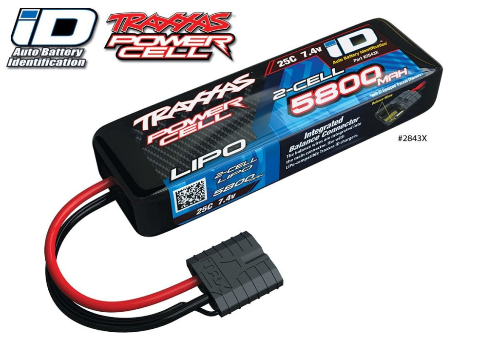 Traxxas - 5800Mah 7.4V 2-Cell 25C Lipo Battery En Existencia