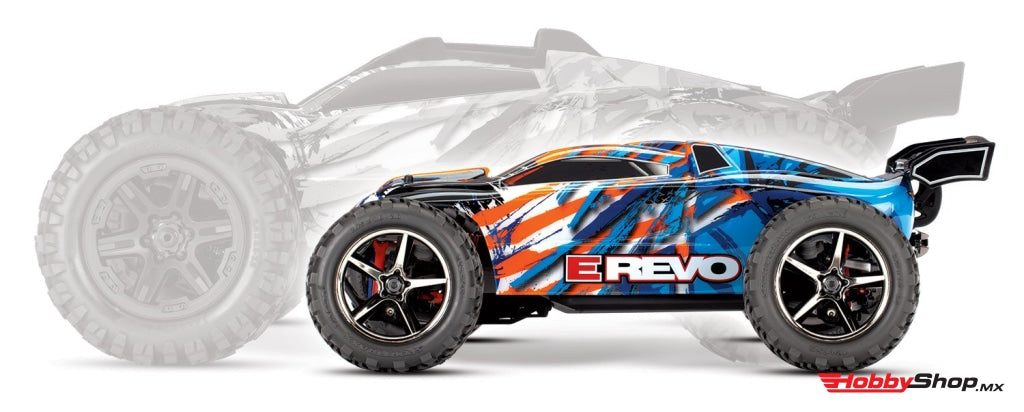 Traxxas - E-Revo 1/16 4Wd Brushed Rtr Truck Naranja Sobrepedido