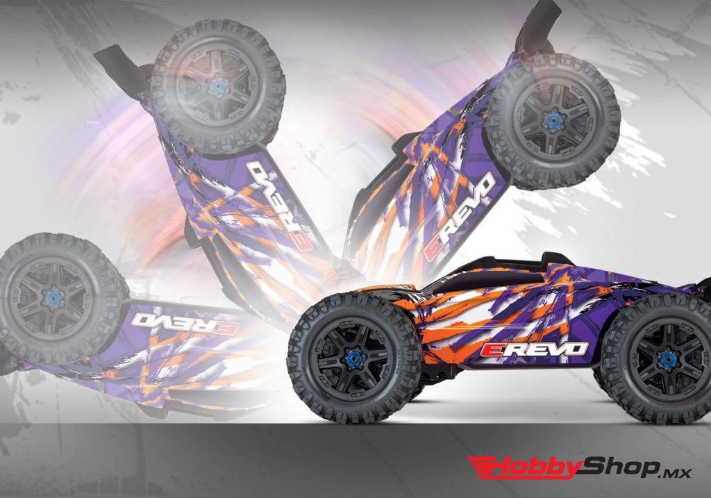 Traxxas - E-Revo Vxl Brushless Morado Sobrepedido