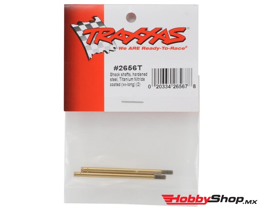 Traxxas - Ejes De Amortiguación Acero Endurecido Recubierto Nitruro Titanio (Xx-Long / 2 Piezas) En