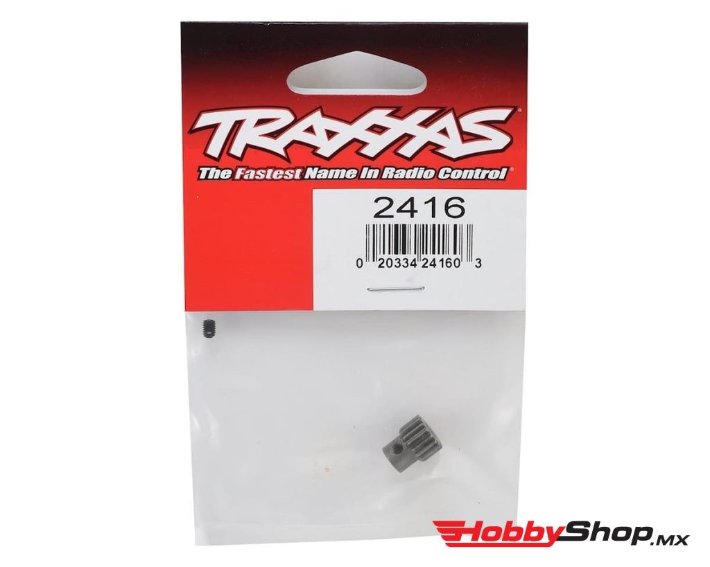 Traxxas - Engranaje De Piñón 48P Con Tornillo Fijación (Diámetro Interior 3.17 Mm) (16T) En