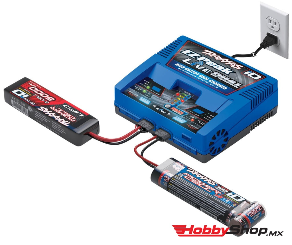 Traxxas - Ez Peak Live Dual Charger En Existencia