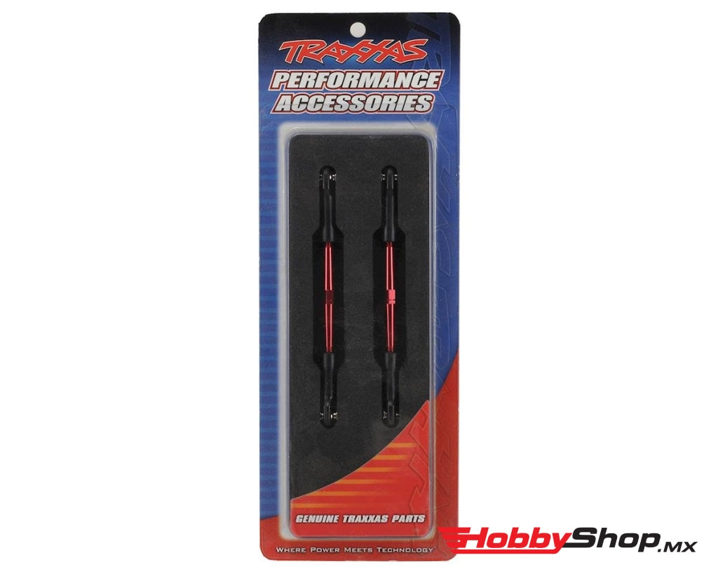 Traxxas - Juego De Tensores Enlace Punta Aluminio 61Mm (2) (Rojo) En Existencia