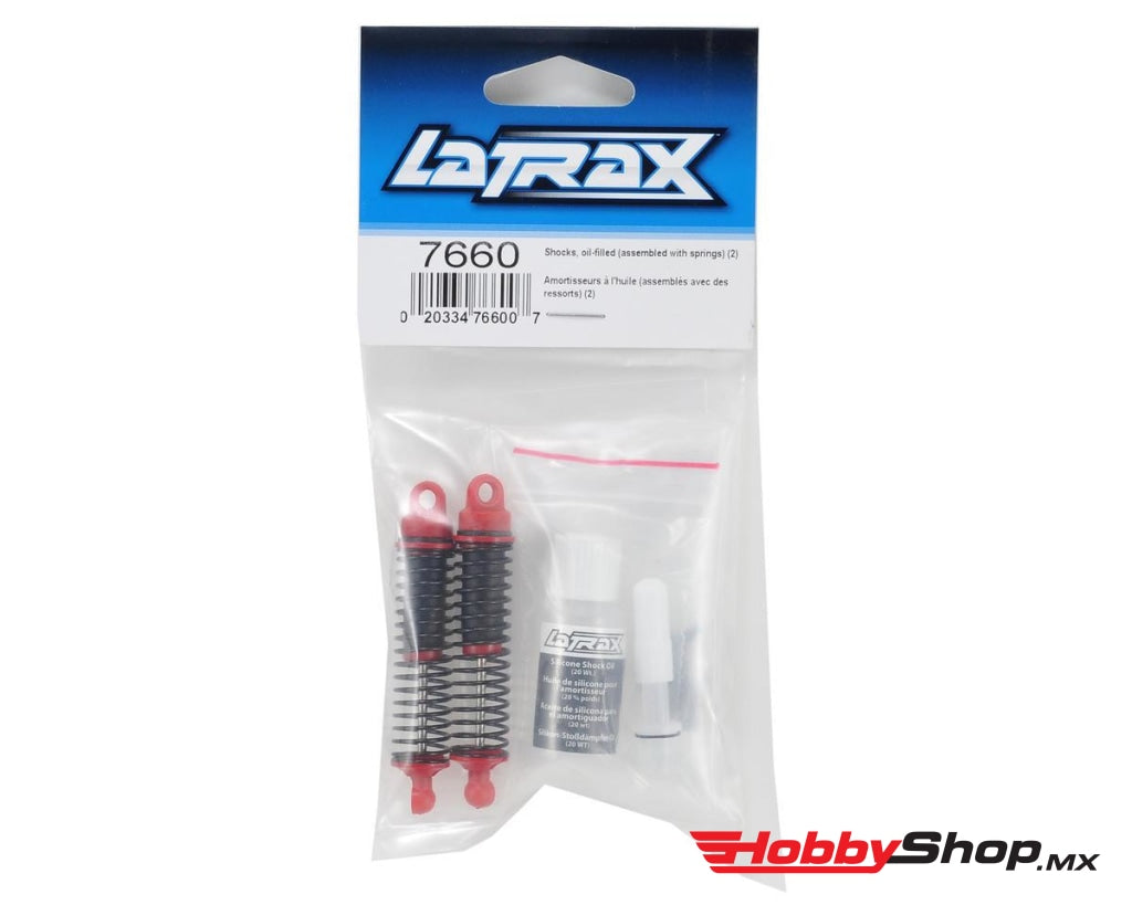 Traxxas - Latrax Assembled Oil Shocks W/springs (2) En Existencia