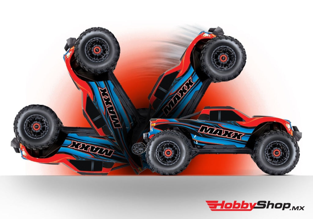 Traxxas - Maxx 1/10 Brushless Rtr 4Wd Monster Truck Roja-Azul Sobrepedido