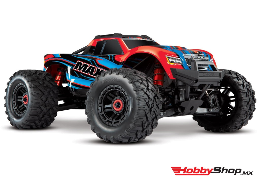 Traxxas - Maxx 1/10 Brushless Rtr 4Wd Monster Truck Roja-Azul Sobrepedido