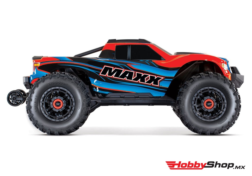 Traxxas - Maxx 1/10 Brushless Rtr 4Wd Monster Truck Roja-Azul Sobrepedido