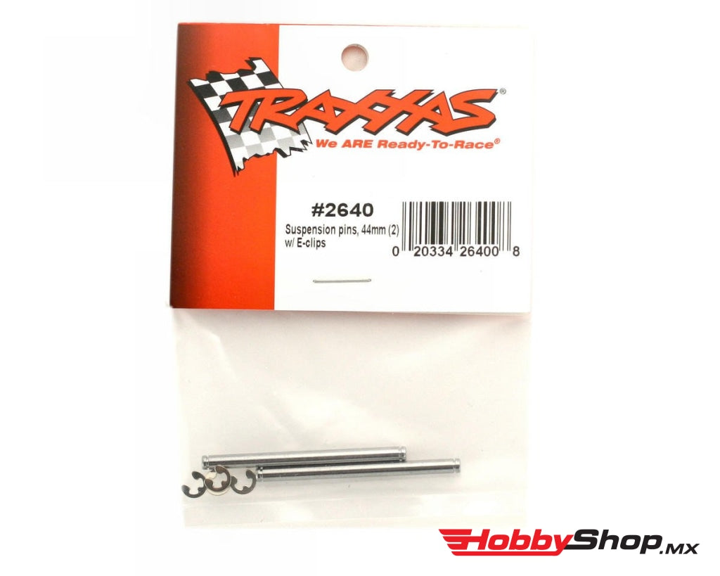 Traxxas - Pasadores De Suspensión 44Mm (2 Piezas) Con Clips En E En Existencia
