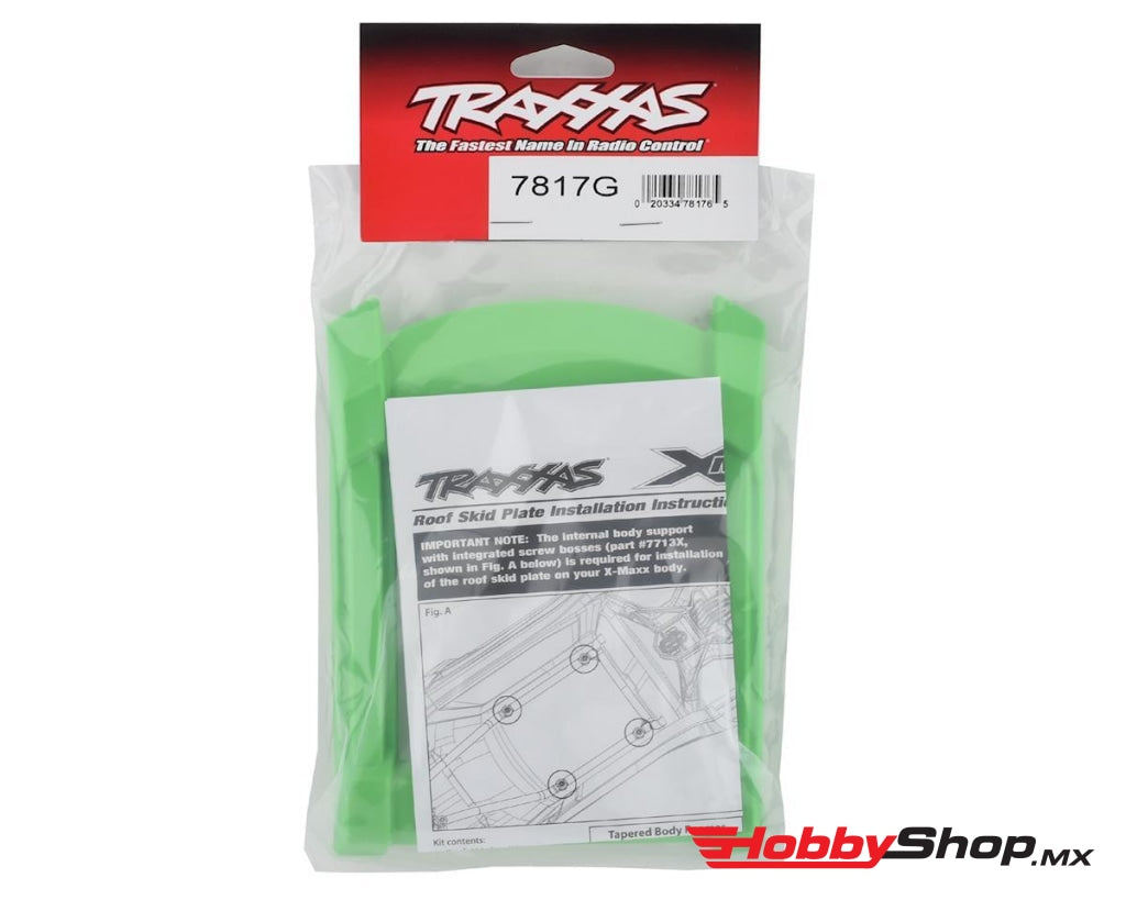 Traxxas - Placa Delantera Protectora Techo (Carrocería) (Verde) / 3X15Mm Cs (4) (Requiere Nº 7713X