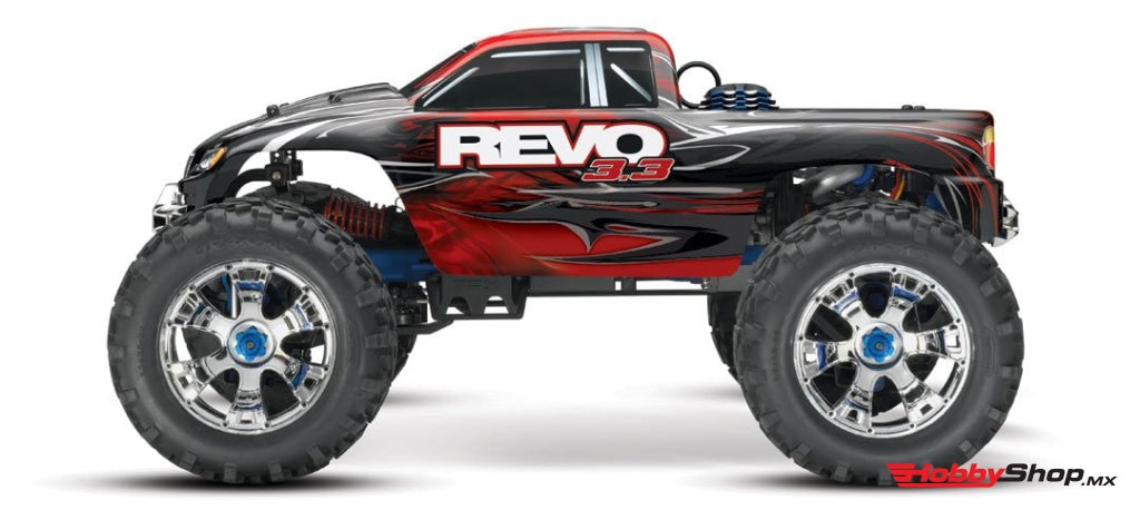 Traxxas - Revo 3.3 4Wd Rtr Nitro Monster Truck W/tqi Rojo Sobrepedido