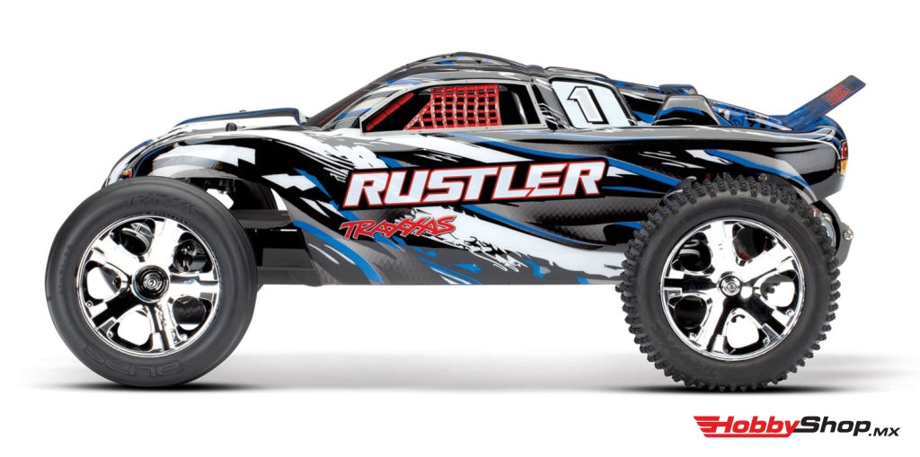 Traxxas - Rustler 1/10 Rtr Stadium Truck Azul Sobrepedido